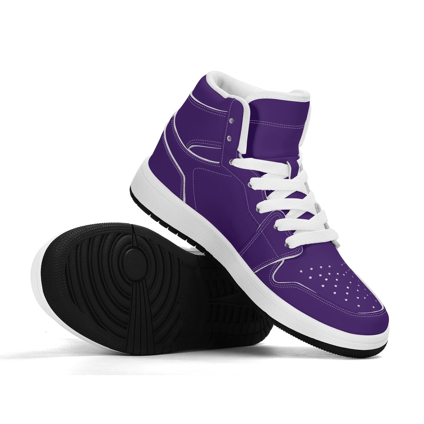 Persian Indigo Purple - Kids' All Season High Top Sneakers