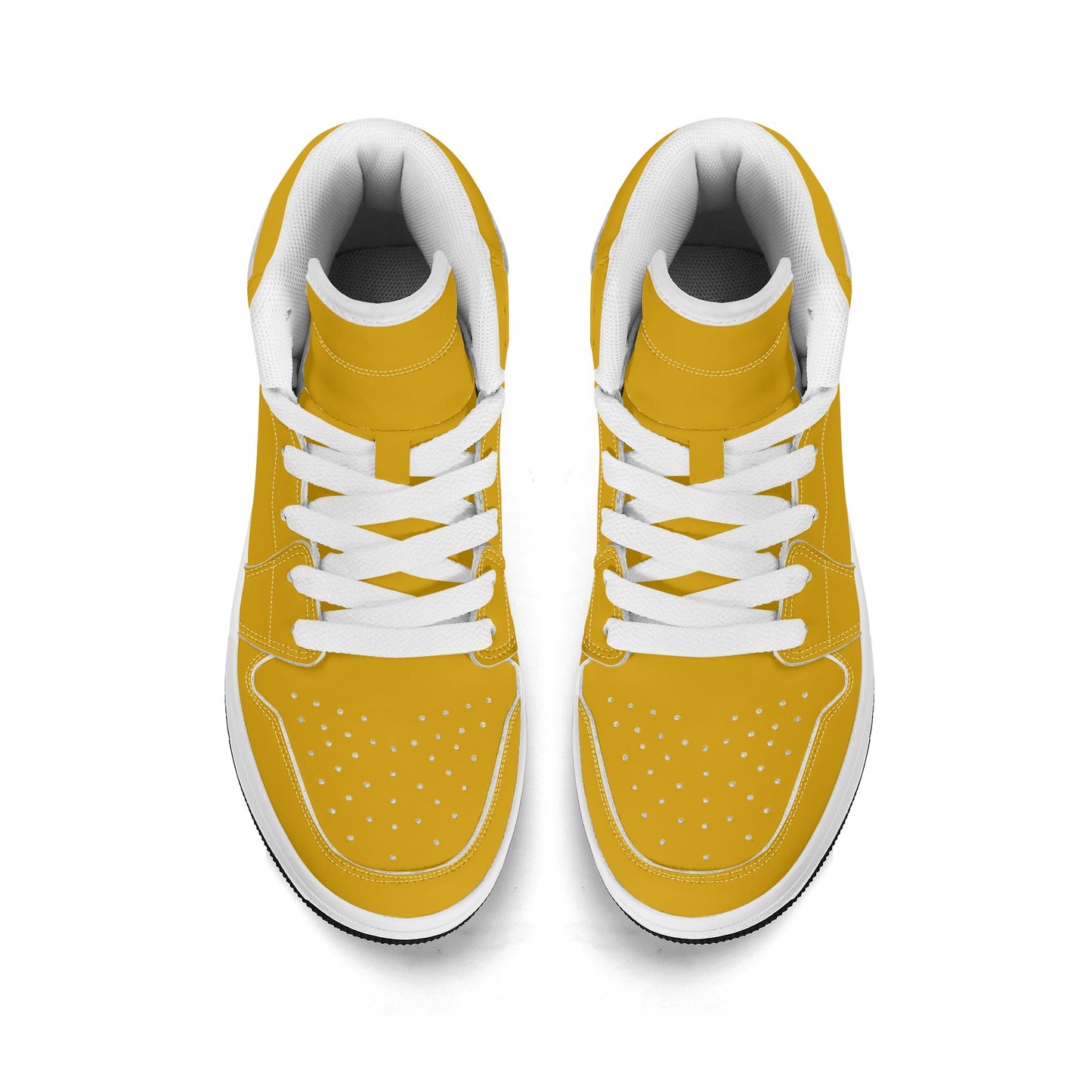 Tangerine Yellow - Kids' All Season High Top Sneakers