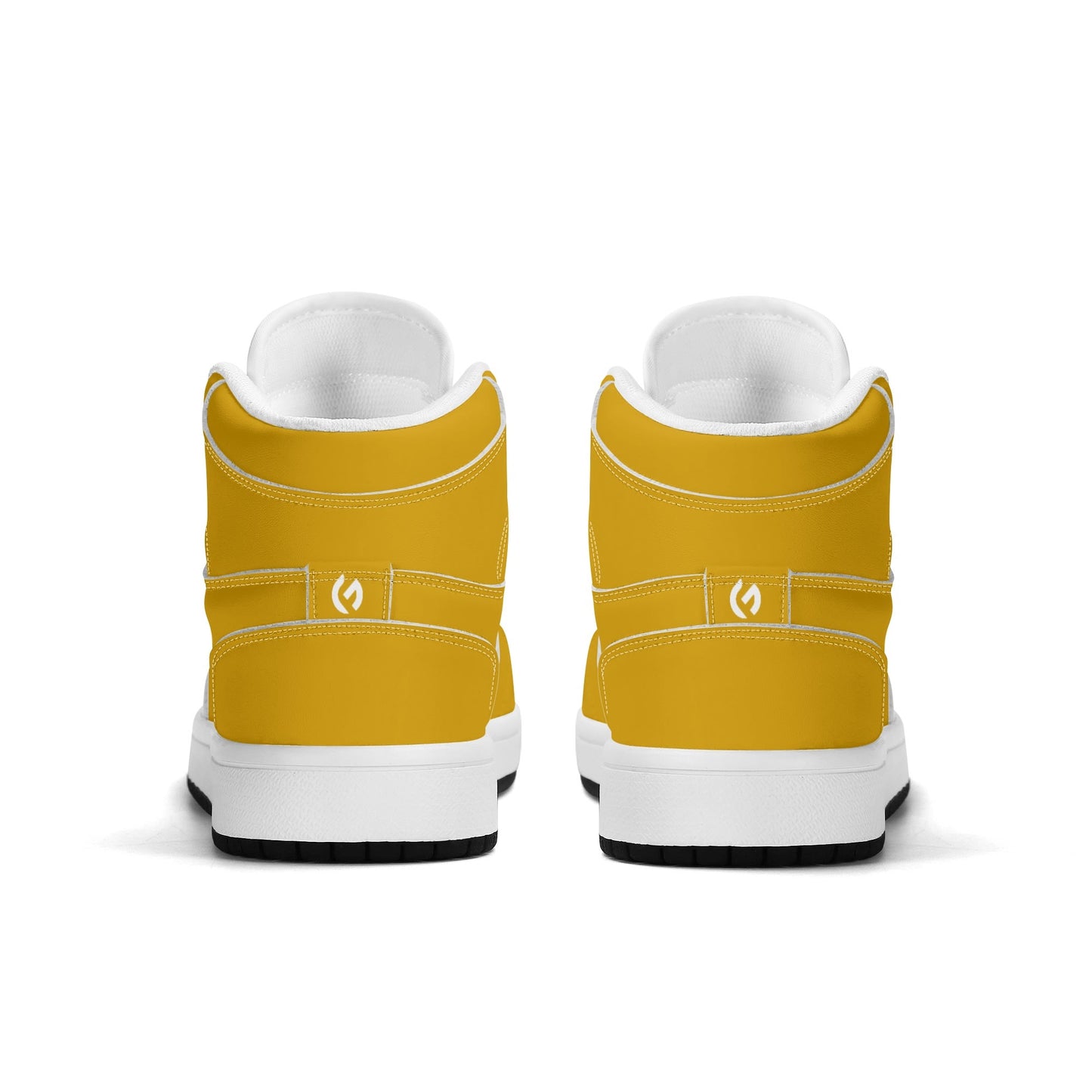 Tangerine Yellow - Kids' All Season High Top Sneakers