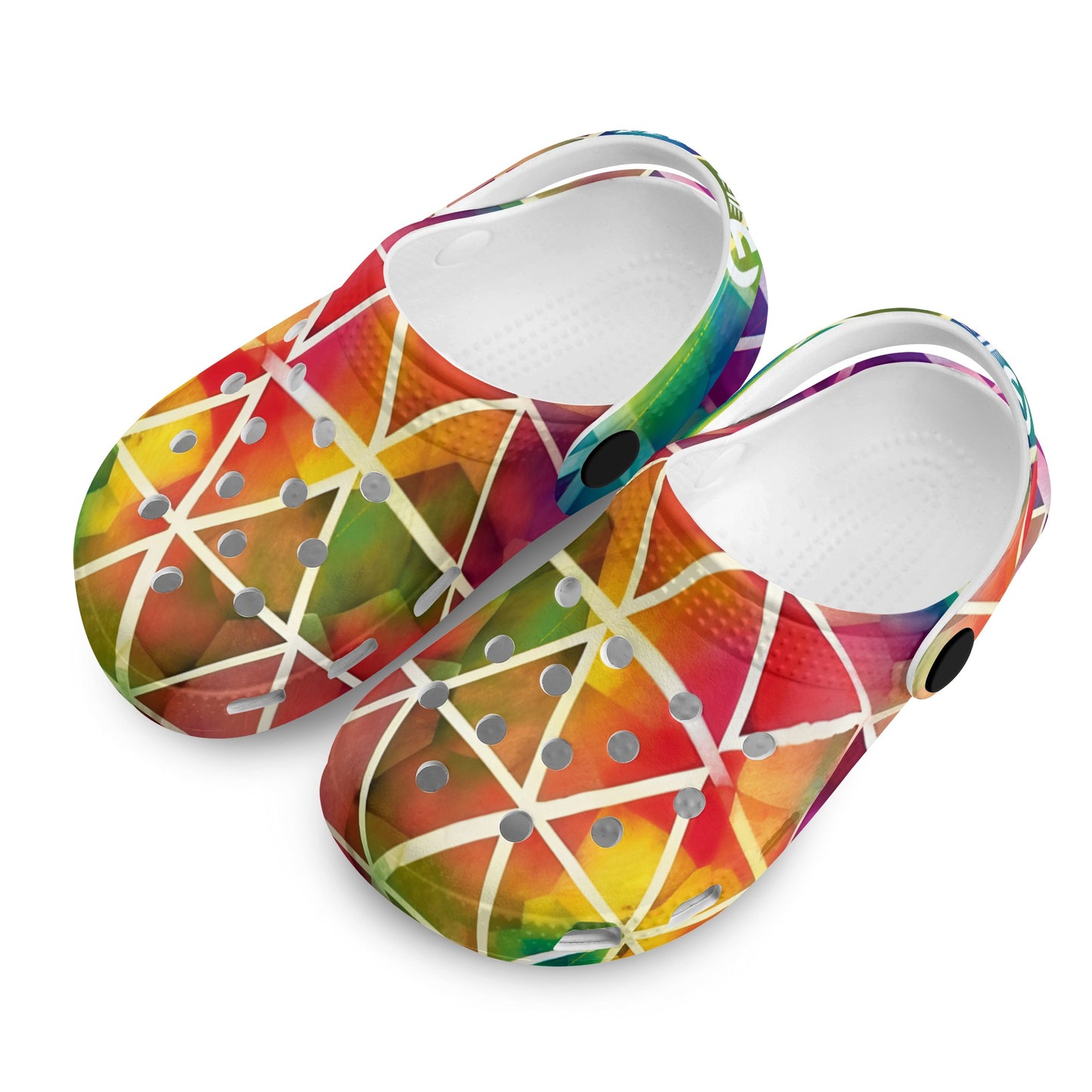 Tie Dye Diamonds- Classic Summer Clogs