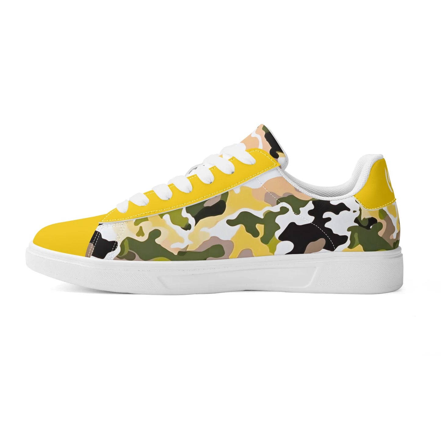 Yellow Camo - Unisex Lightweight Low Top Sneakers