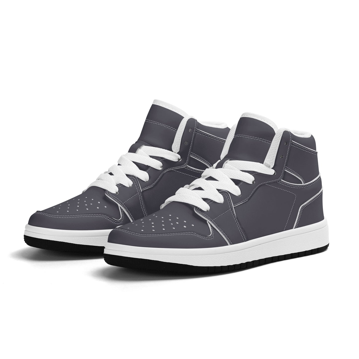 Gun Powder Gray - Kids' All Season High Top Sneakers