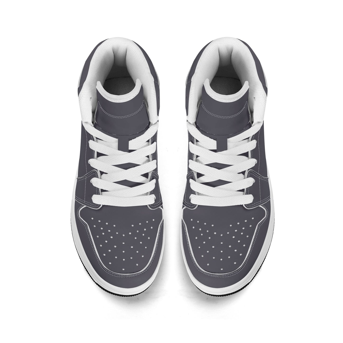 Gun Powder Gray - Kids' All Season High Top Sneakers