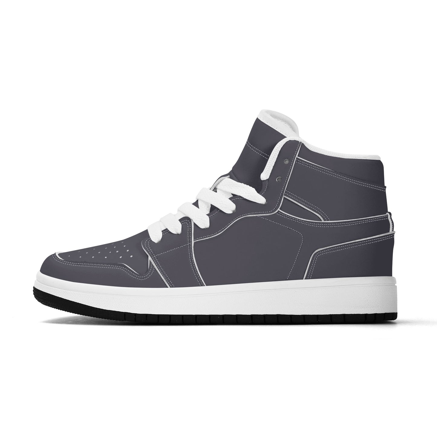 Gun Powder Gray - Kids' All Season High Top Sneakers