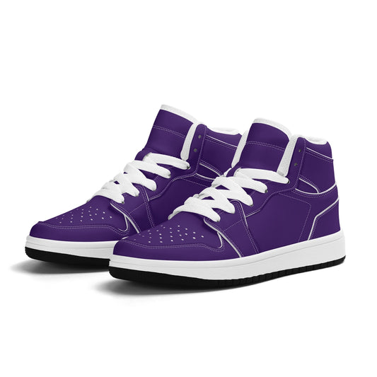 Persian Indigo Purple - Kids' All Season High Top Sneakers